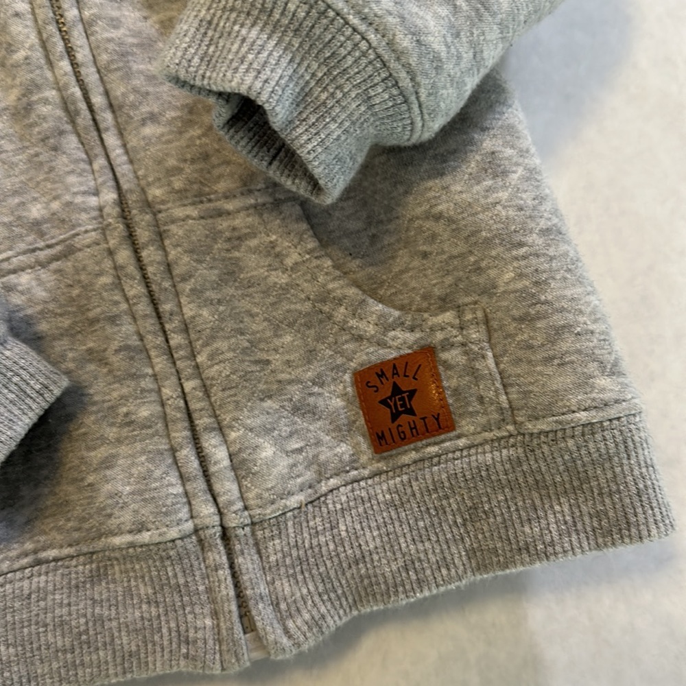 Simple Joys by Carter's Unisex Babies' Hooded Sweater Jacket with Ears - Picture 3 of 7